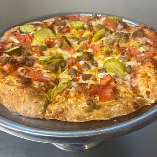 Cheeseburger Pizza